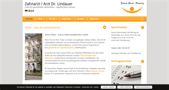 Desktop Screenshot of dr-lindauer.de
