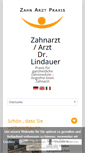 Mobile Screenshot of dr-lindauer.de