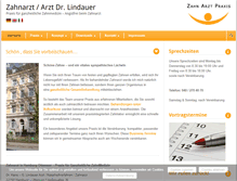 Tablet Screenshot of dr-lindauer.de